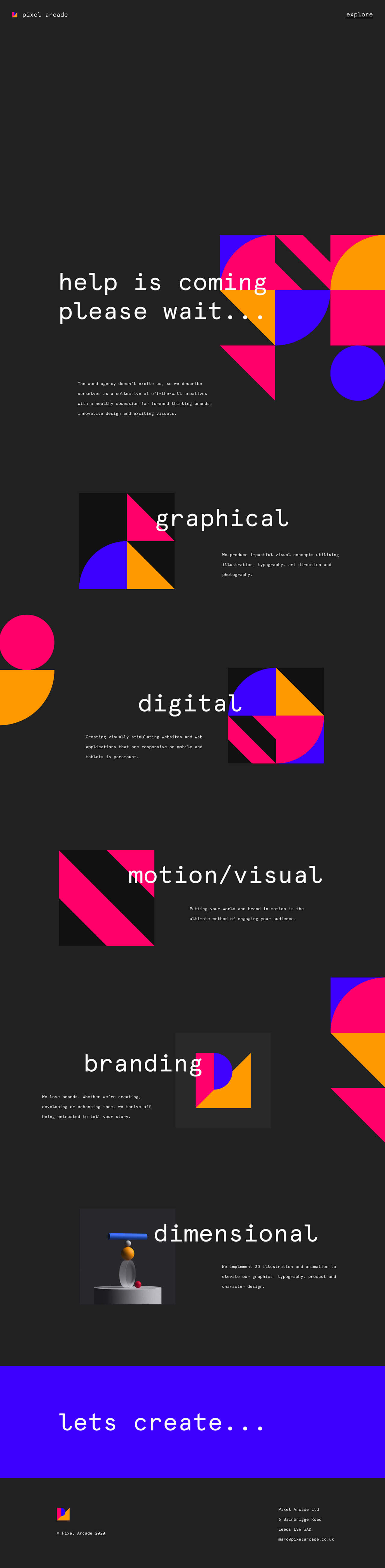 Vapour Creative Website Design